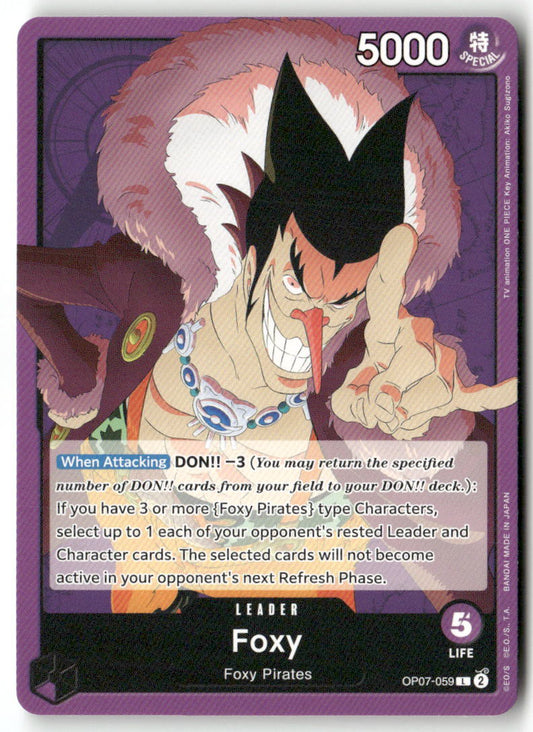 Foxy (059) L 500 Years in the Future OP07-059 NM