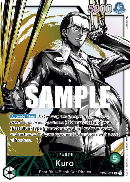 Kuro (Alternate Art) L Pillars of Strength OP03-021 NM
