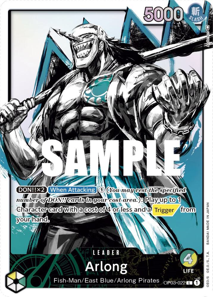 Arlong (Alternate Art) L Pillars of Strength OP03-022 NM