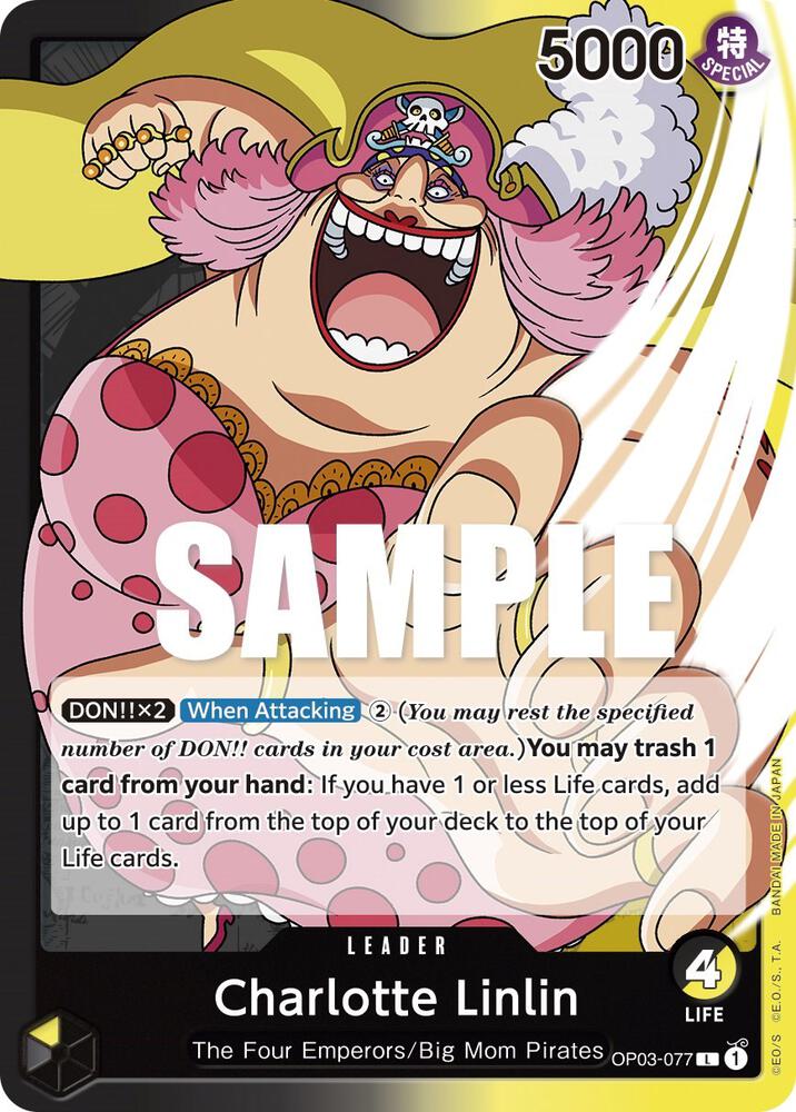 Charlotte Linlin (077) L Pillars of Strength OP03-077 NM