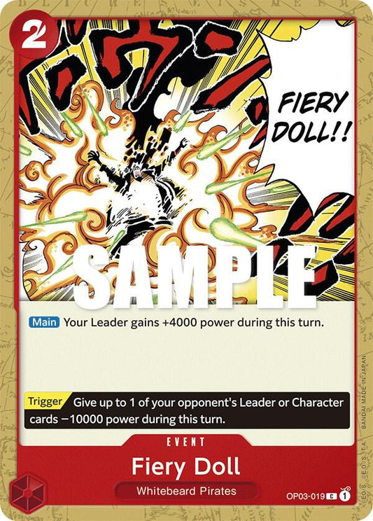 Fiery Doll C Pillars of Strength OP03-019 NM