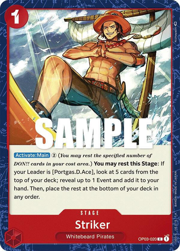 Striker C Pillars of Strength OP03-020 NM