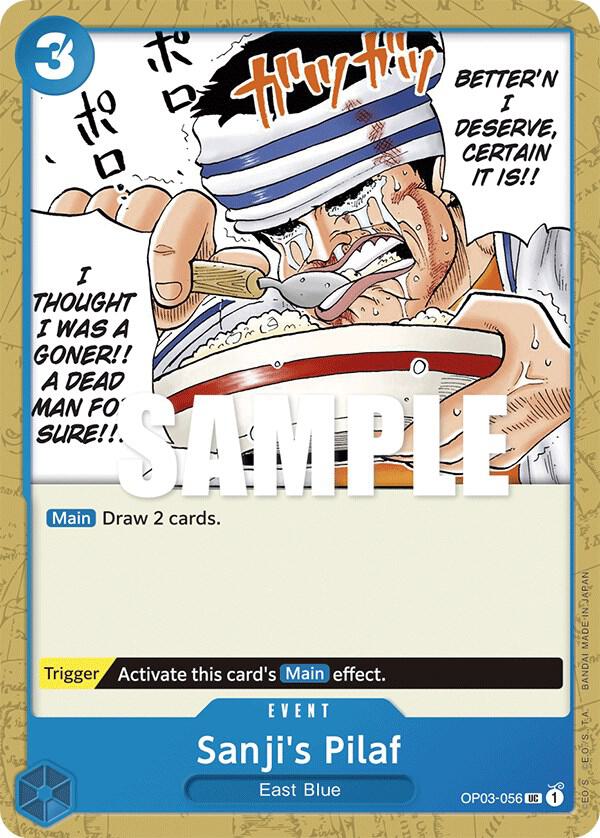 Sanji's Pilaf UC Pillars of Strength OP03-056 NM