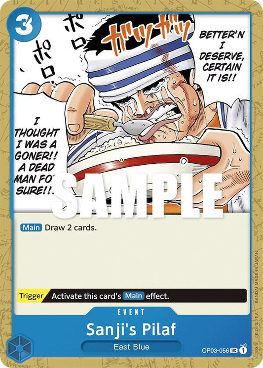 Sanji's Pilaf UC Pillars of Strength OP03-056 NM