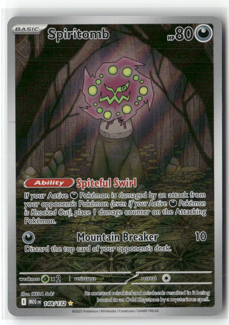 Spiritomb Illustration Rare ME01: Mega Evolution 148/132 NM