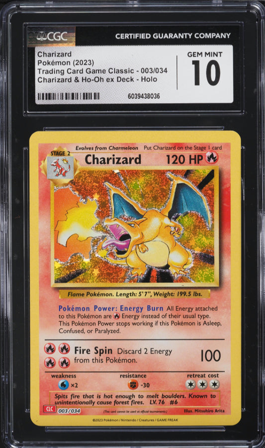 Charizard Pokémon (2023) Trading Card Game Classic - 003/034 Charizard & Ho-Oh ex Deck - Holo
