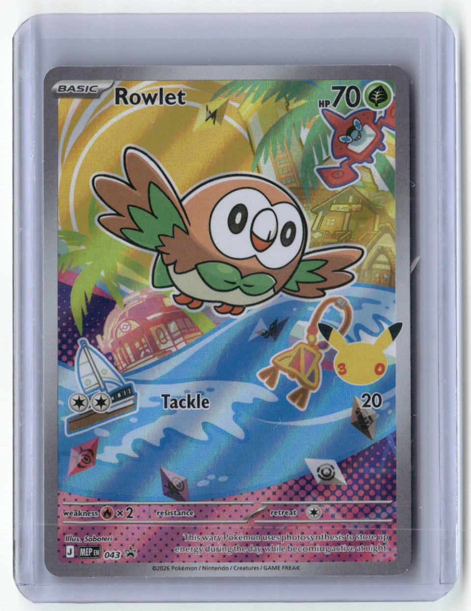Rowlet Promo ME: Mega Evolution Promo 043 NM