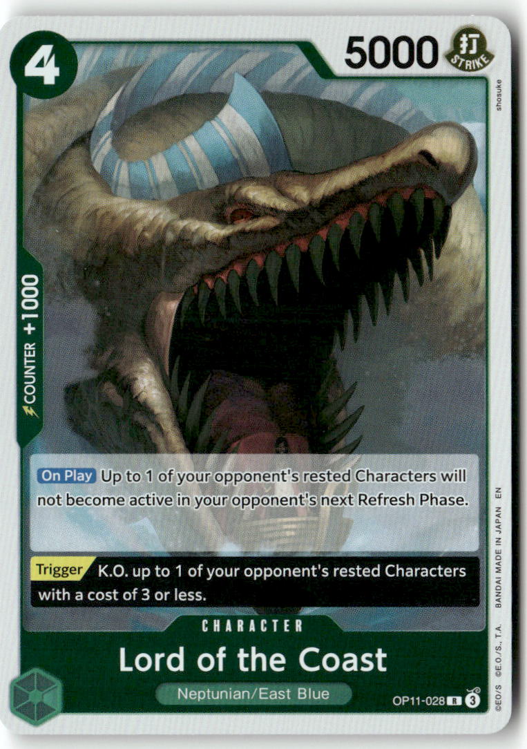 Lord of the Coast (Judge Pack Vol. 7) R One Piece Promotion Cards OP11-028 NM