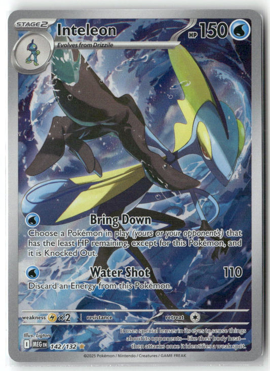Inteleon Illustration Rare ME01: Mega Evolution 142/132 NM