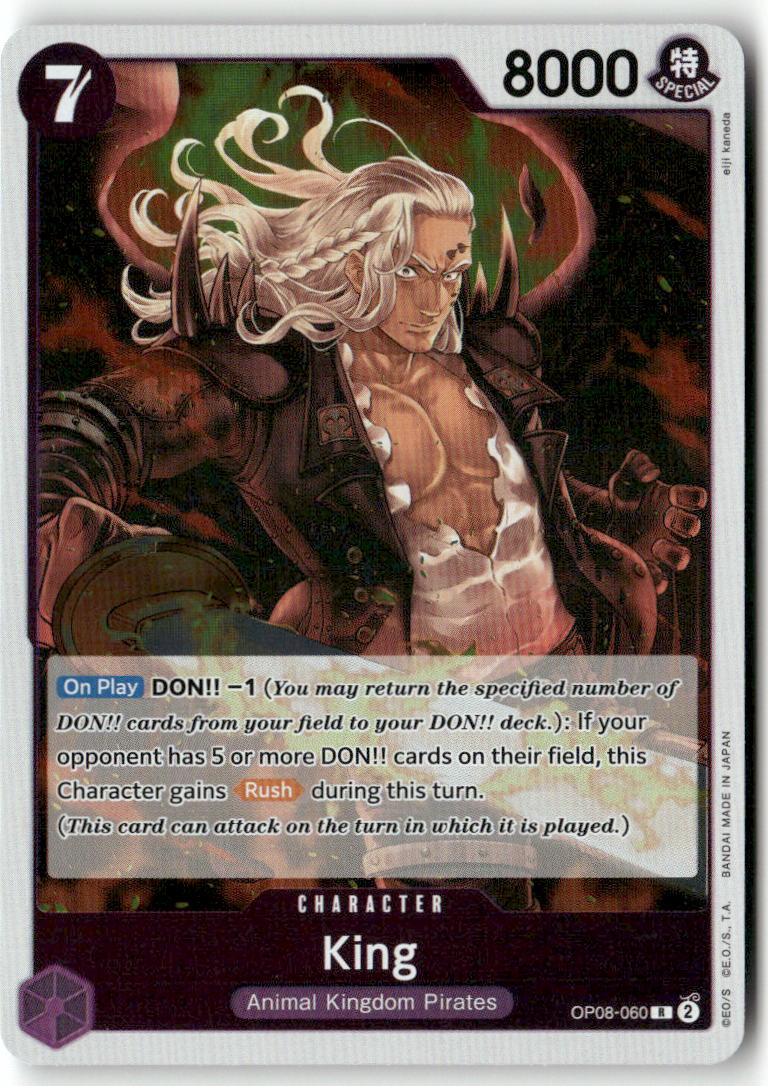 King (060) R Two Legends OP08-060 NM