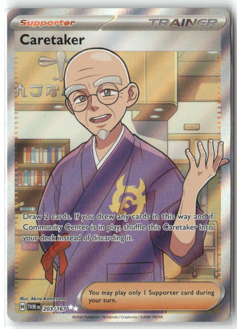 Caretaker Ultra Rare SV06: Twilight Masquerade 203/167 NM