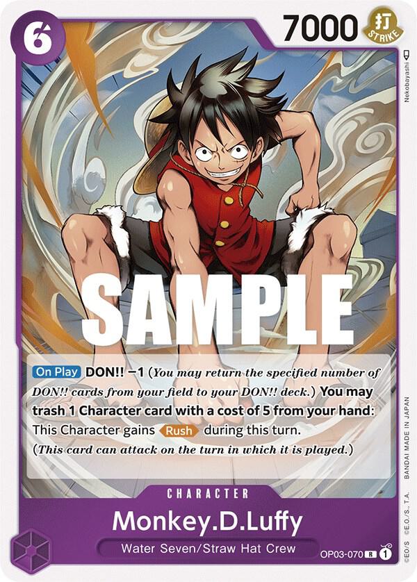 Monkey.D.Luffy R Pillars of Strength OP03-070 NM