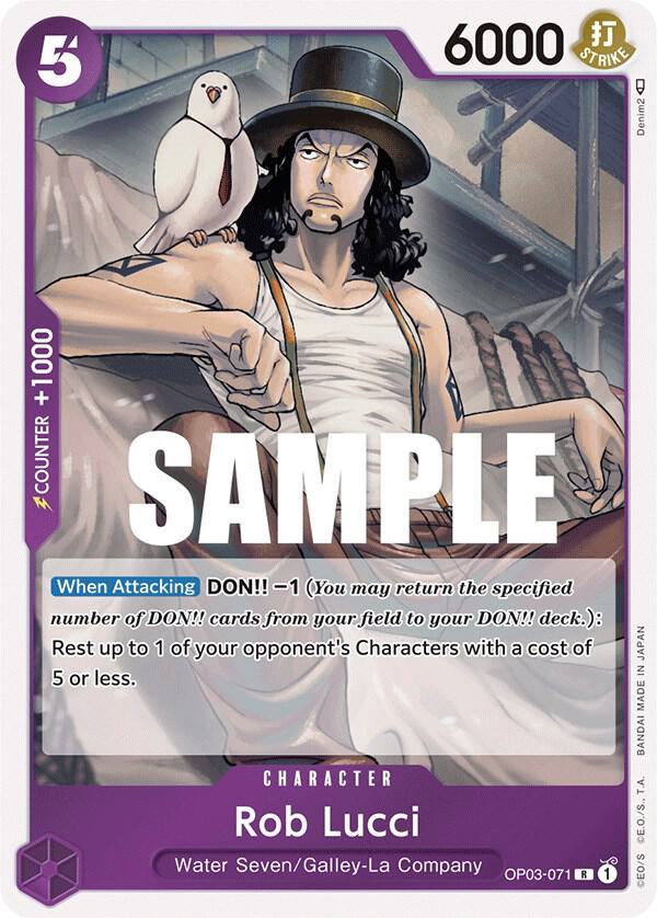 Rob Lucci (071) R Pillars of Strength OP03-071 NM