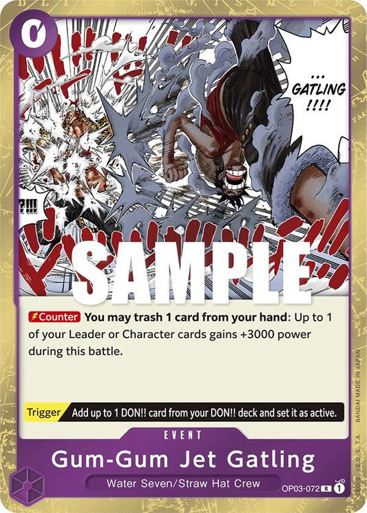 Gum-Gum Jet Gatling R Pillars of Strength OP03-072 NM