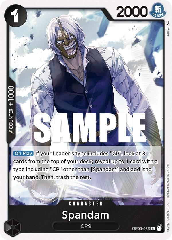 Spandam R Pillars of Strength OP03-086 NM