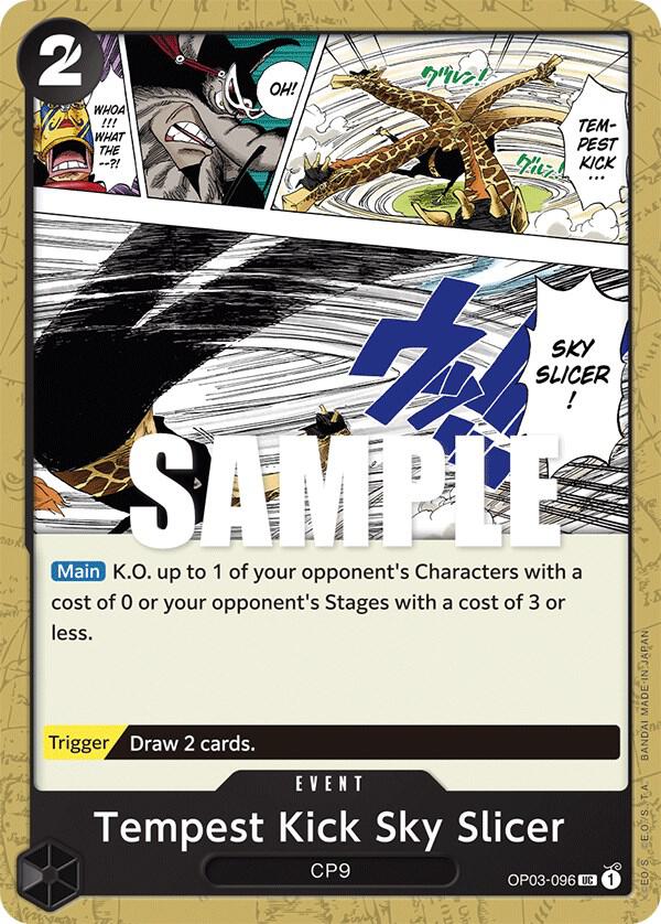 Tempest Kick Sky Slicer UC Pillars of Strength OP03-096 NM