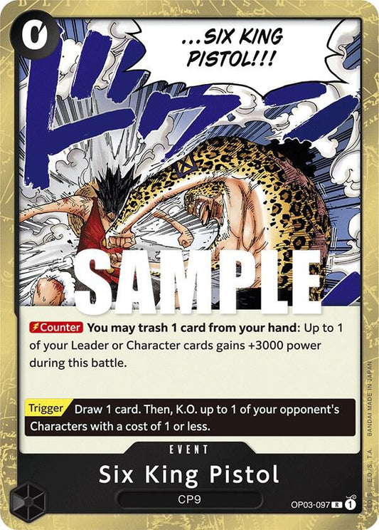 Six King Pistol R Pillars of Strength OP03-097 NM