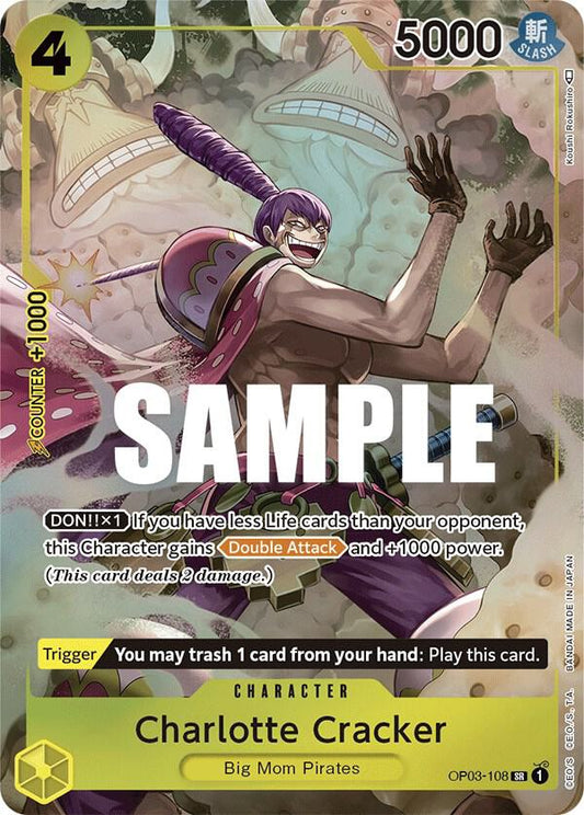 Charlotte Cracker (Alternate Art) SR Pillars of Strength OP03-108 NM
