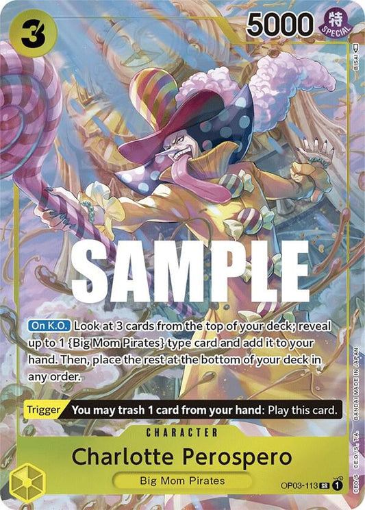 Charlotte Perospero (Alternate Art) SR Pillars of Strength OP03-113 NM