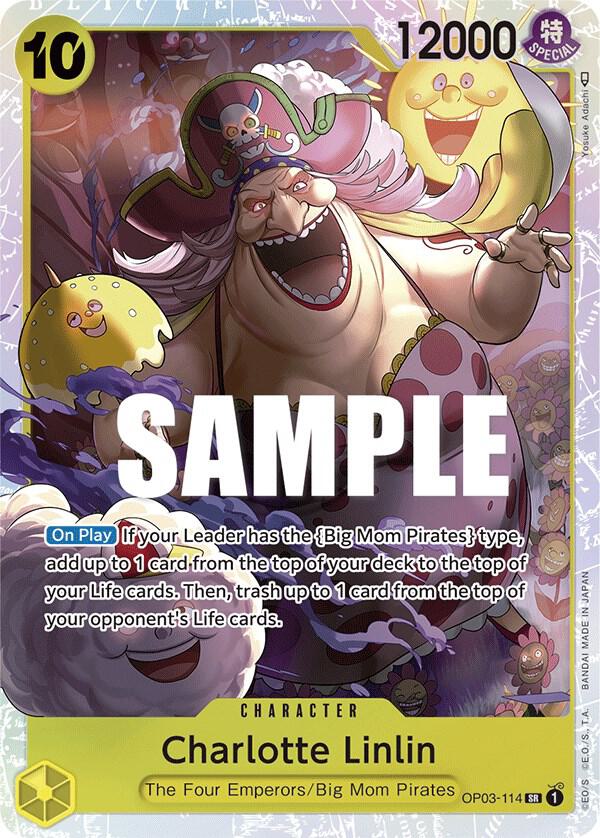 Charlotte Linlin (114) SR Pillars of Strength OP03-114 NM