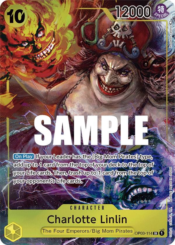 Charlotte Linlin (114) (Alternate Art) SR Pillars of Strength OP03-114 NM
