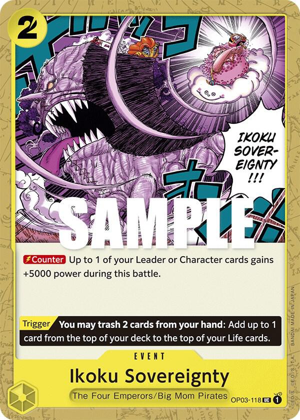 Ikoku Sovereignty UC Pillars of Strength OP03-118 NM
