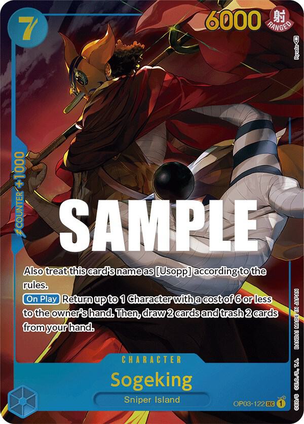 Sogeking (Alternate Art) SEC Pillars of Strength OP03-122 NM