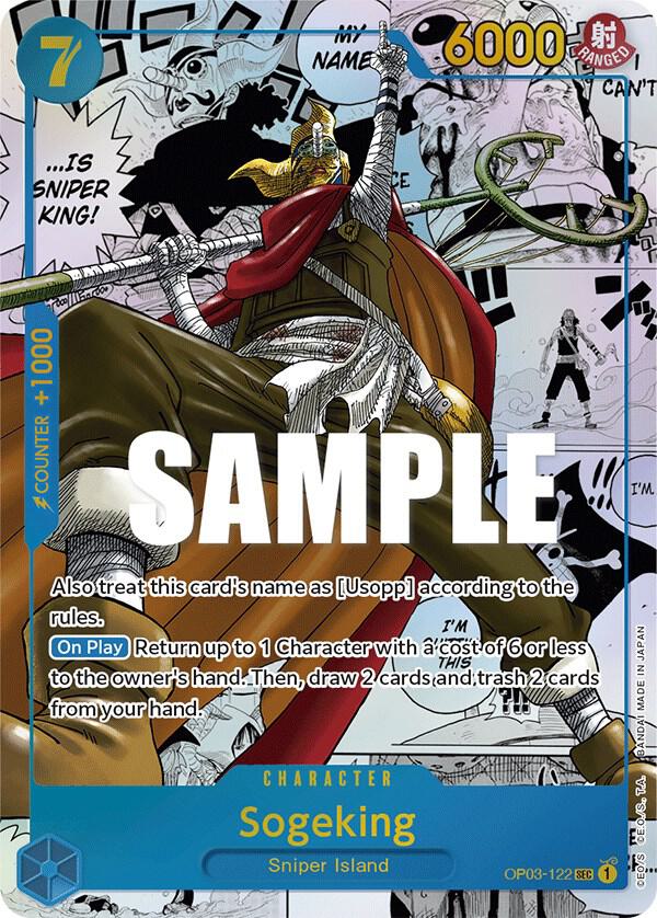 Sogeking (Alternate Art) (Manga) SEC Pillars of Strength OP03-122 NM