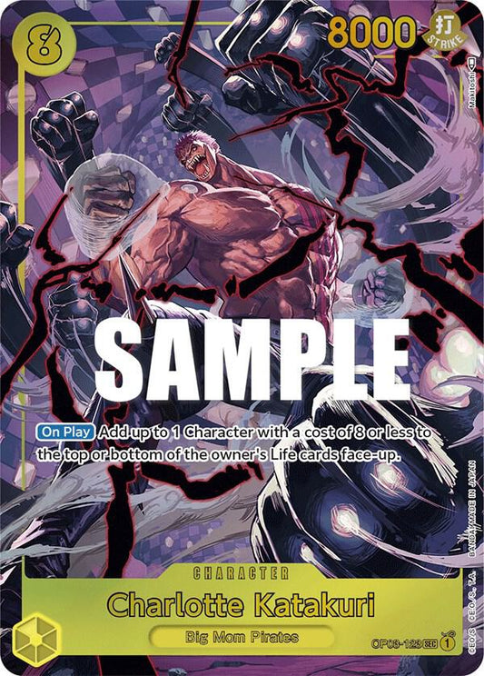 Charlotte Katakuri (123) (Alternate Art) SEC Pillars of Strength OP03-123 NM