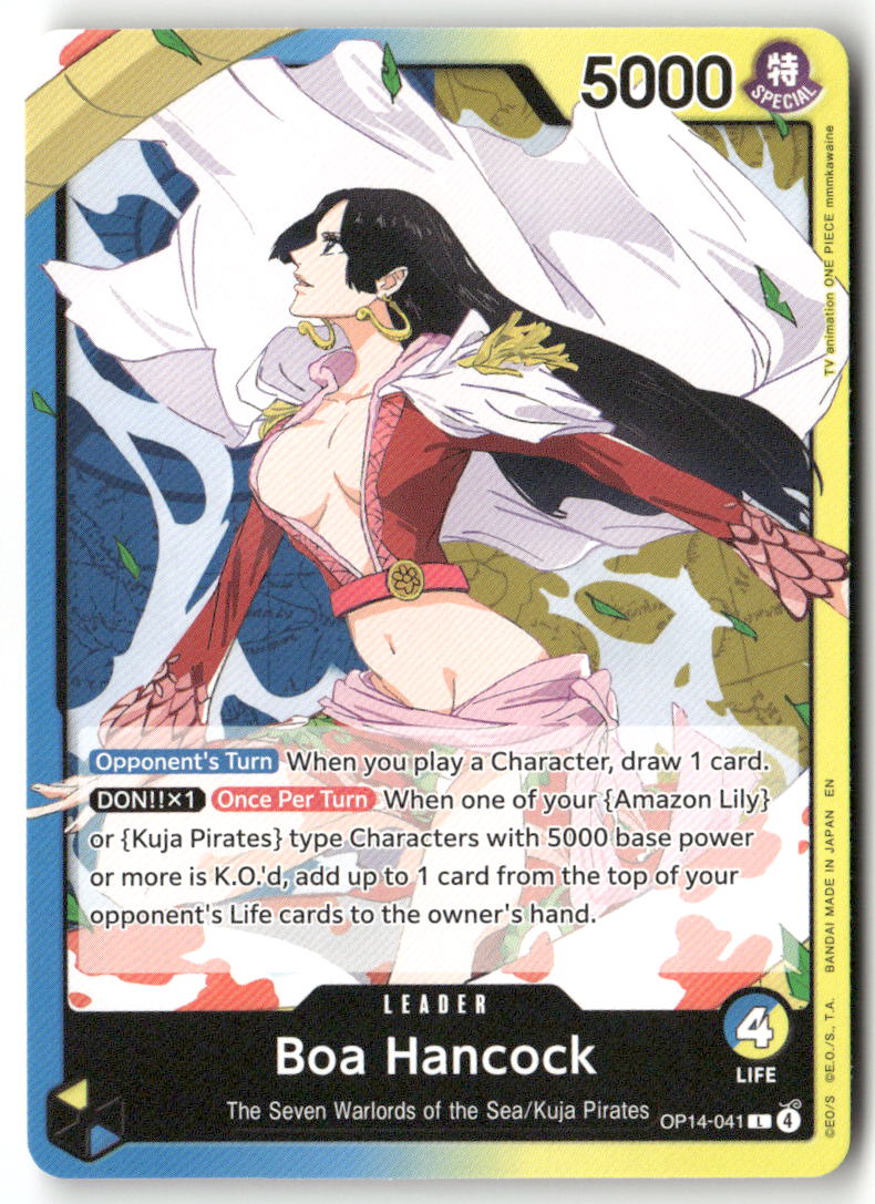 Boa Hancock L The Azure Sea's Seven OP14-041 NM