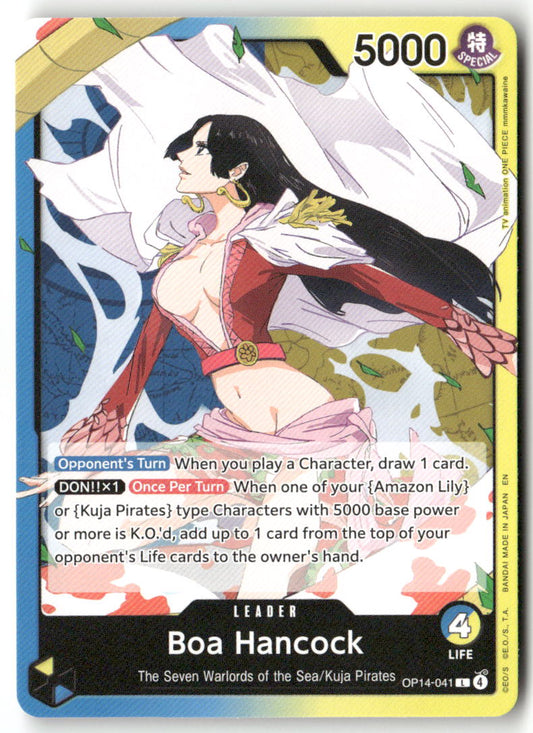 Boa Hancock L The Azure Sea's Seven OP14-041 NM