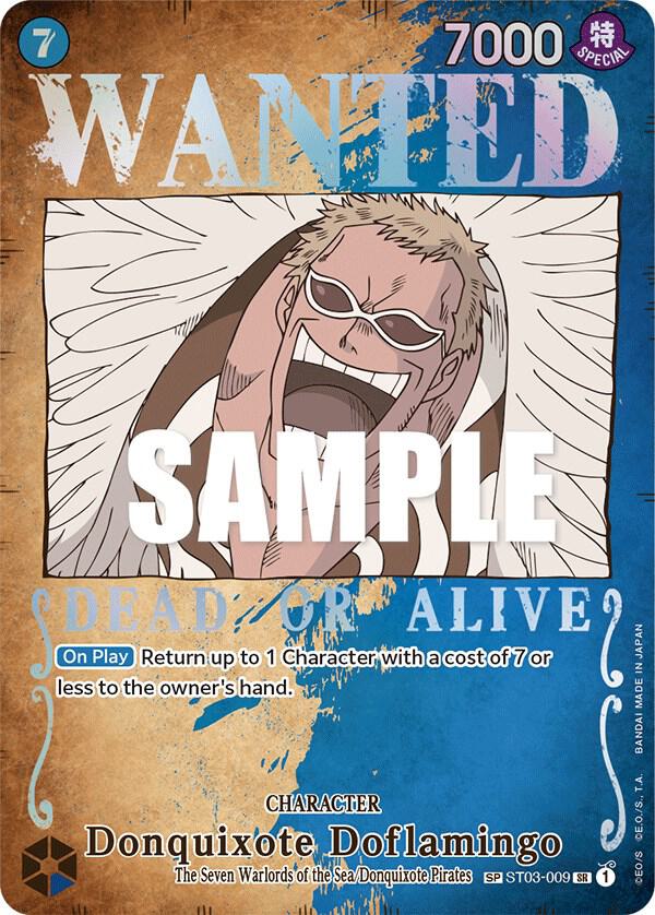 Donquixote Doflamingo (Wanted Poster) SR Pillars of Strength ST03-009 NM