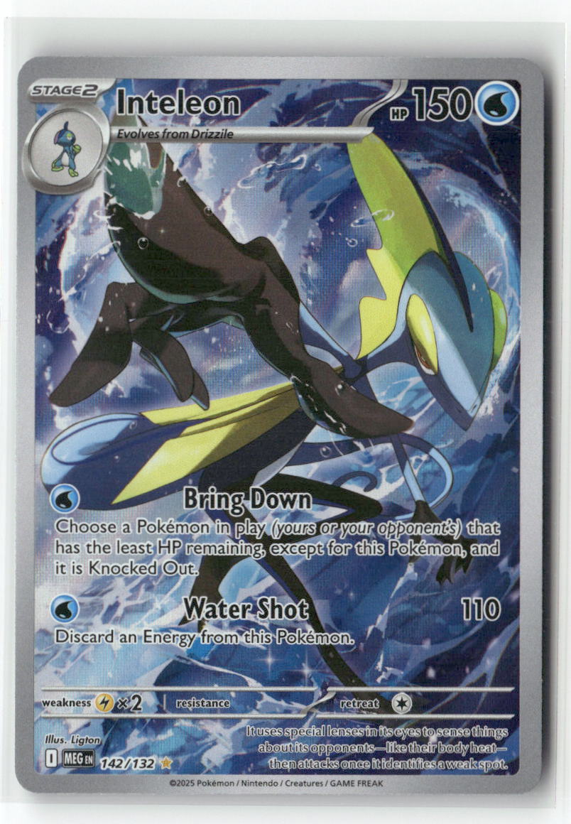Inteleon Illustration Rare ME01: Mega Evolution 142/132 NM