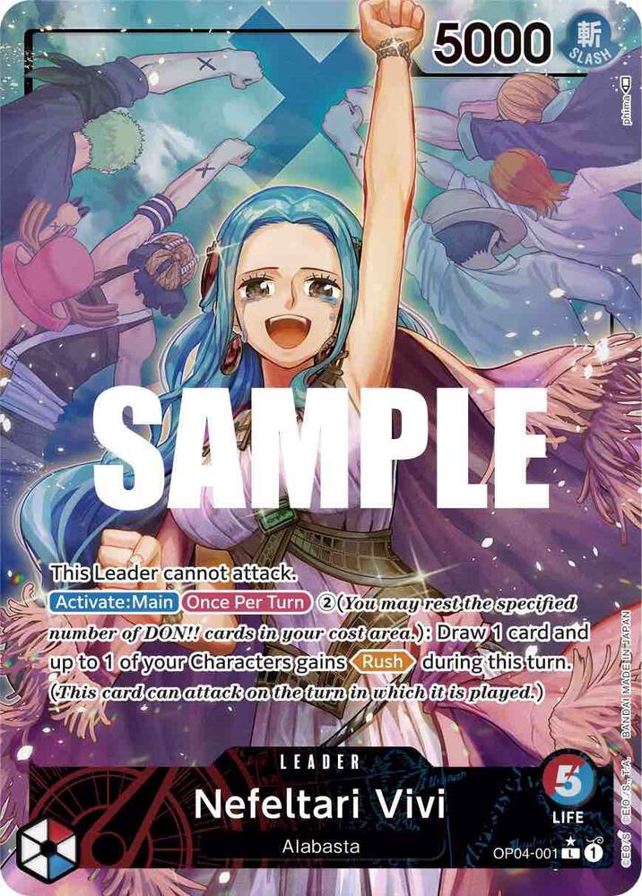 Nefeltari Vivi (001) (Alternate Art) L Kingdoms of Intrigue OP04-001 NM