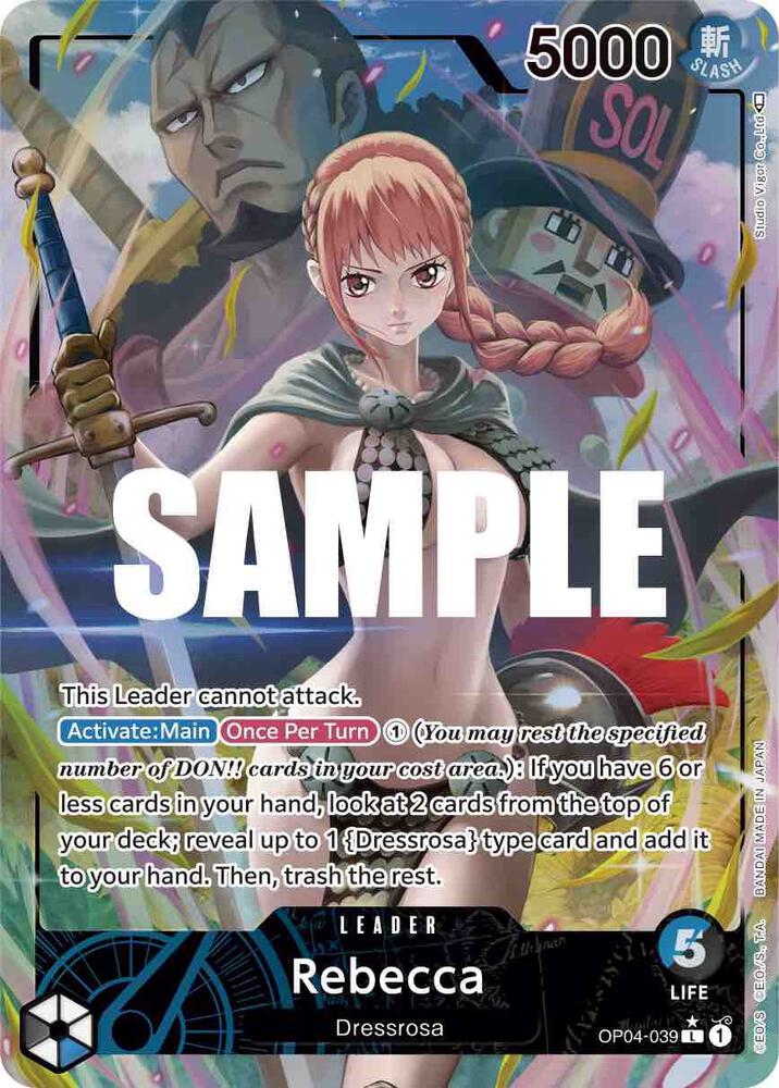 Rebecca (039) (Alternate Art) L Kingdoms of Intrigue OP04-039 NM