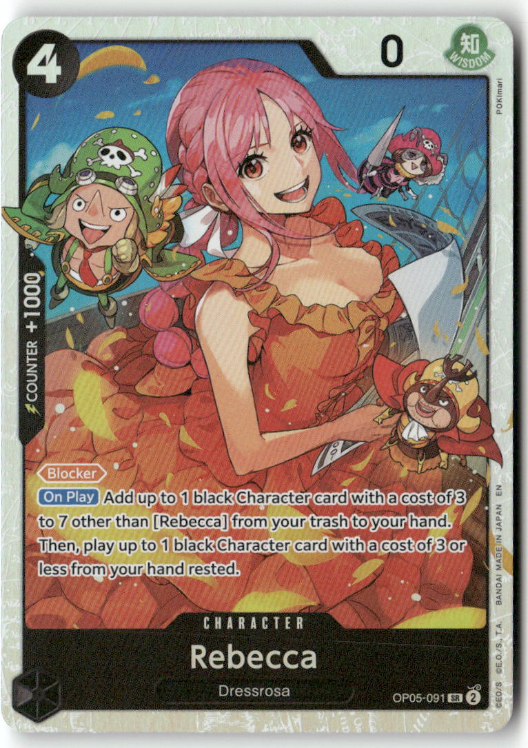 Rebecca (Reprint) SR Premium Booster -The Best- Vol. 2 OP05-091 NM