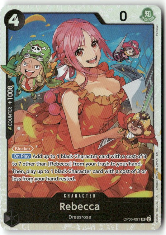 Rebecca (Reprint) SR Premium Booster -The Best- Vol. 2 OP05-091 NM