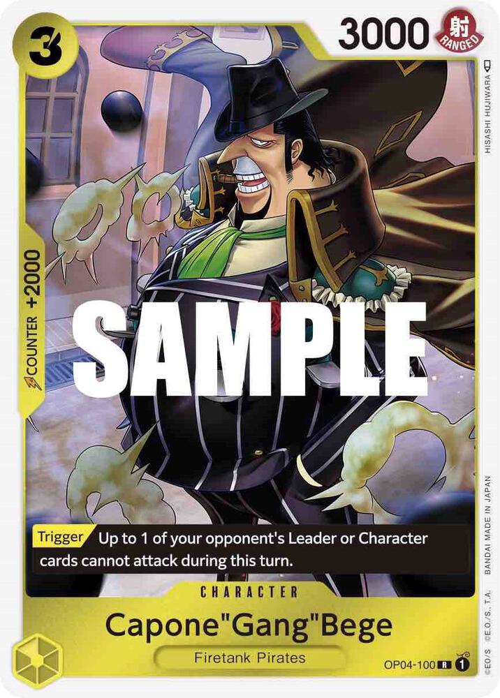 Capone"Gang"Bege R Kingdoms of Intrigue OP04-100 NM