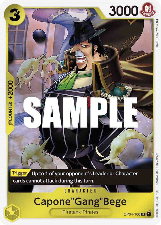 Capone"Gang"Bege R Kingdoms of Intrigue OP04-100 NM