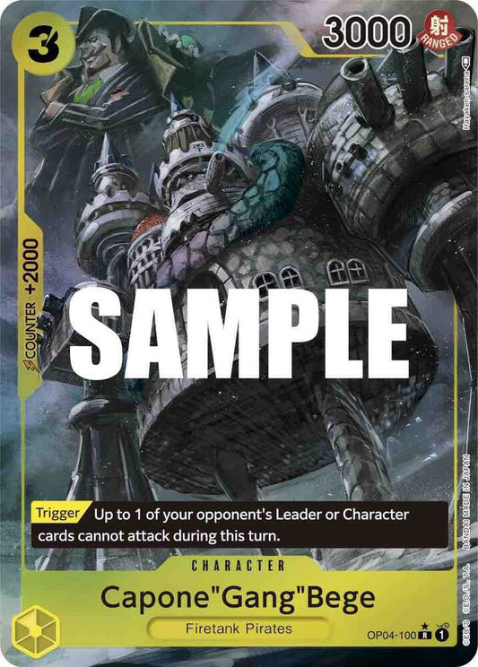 Capone"Gang"Bege (Alternate Art) R Kingdoms of Intrigue OP04-100 NM