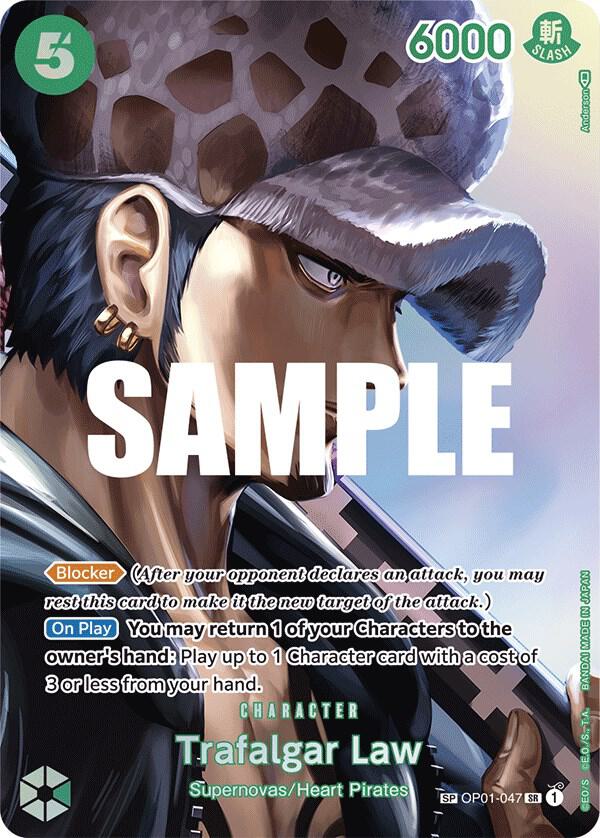 Trafalgar Law (SP) SR Kingdoms of Intrigue OP01-047 NM