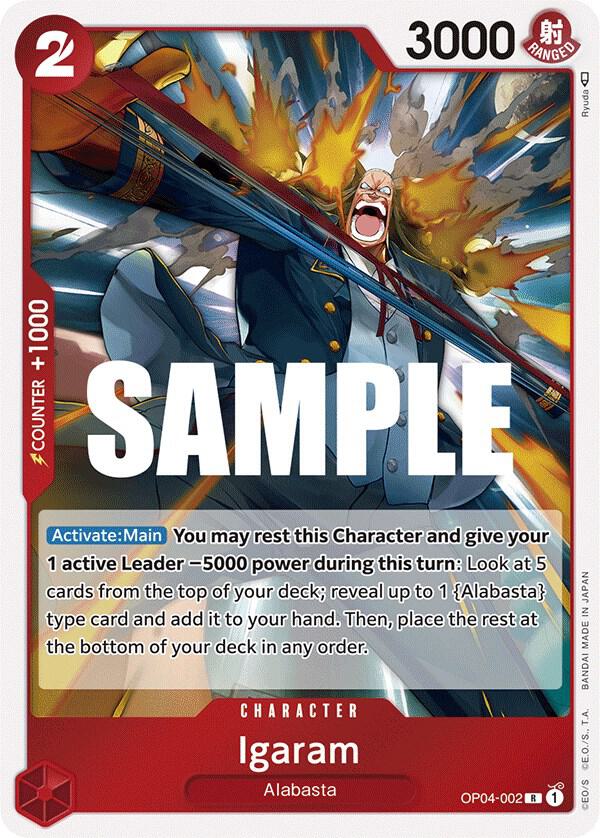 Igaram R Kingdoms of Intrigue OP04-002 NM