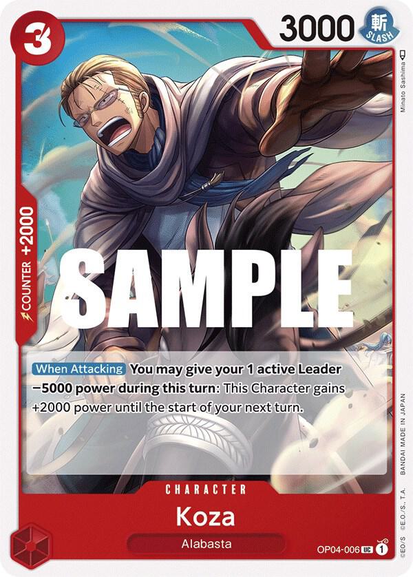 Koza UC Kingdoms of Intrigue OP04-006 NM