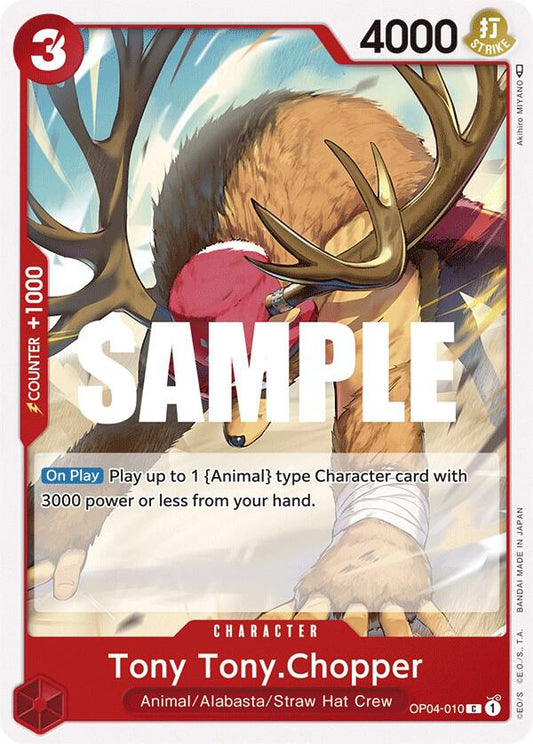 Tony Tony.Chopper C Kingdoms of Intrigue OP04-010 NM