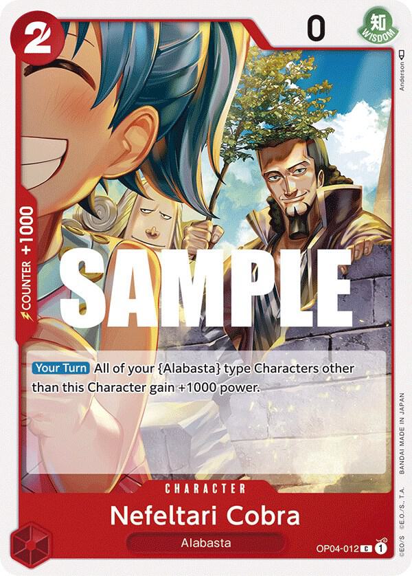 Nefeltari Cobra C Kingdoms of Intrigue OP04-012 NM