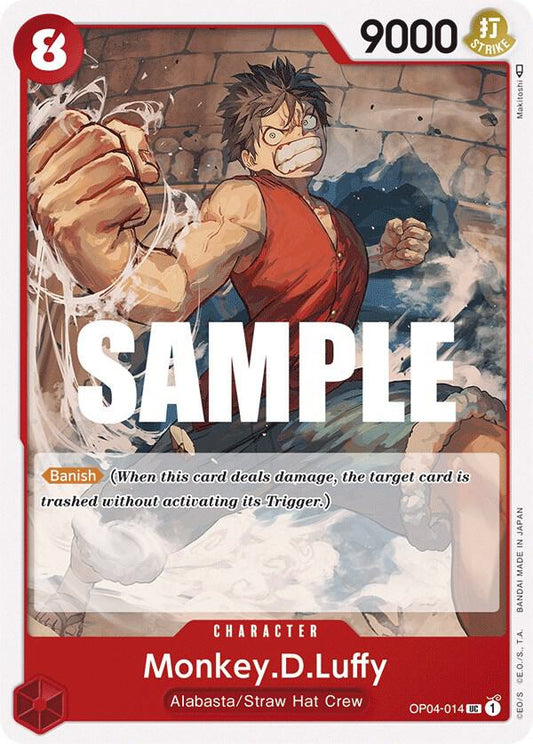 Monkey.D.Luffy (014) UC Kingdoms of Intrigue OP04-014 NM