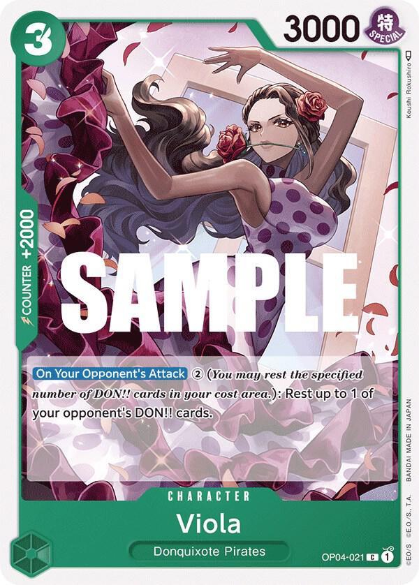 Viola C Kingdoms of Intrigue OP04-021 NM