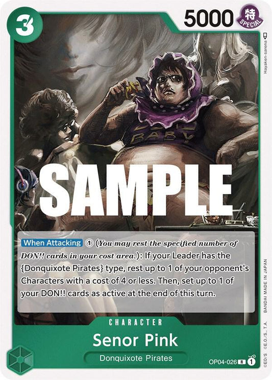 Senor Pink R Kingdoms of Intrigue OP04-026 NM