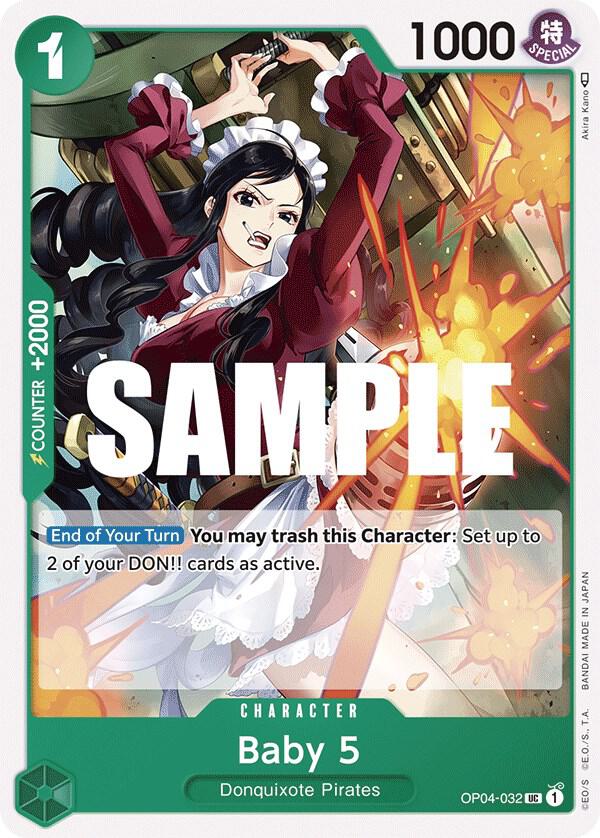 Baby 5 UC Kingdoms of Intrigue OP04-032 NM