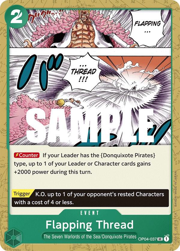 Flapping Thread UC Kingdoms of Intrigue OP04-037 NM